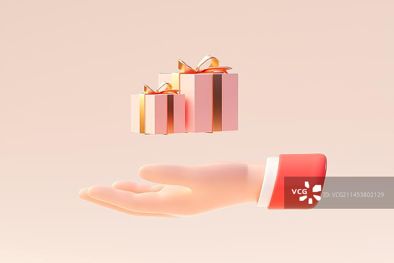 3D渲染电商购物背景图片素材