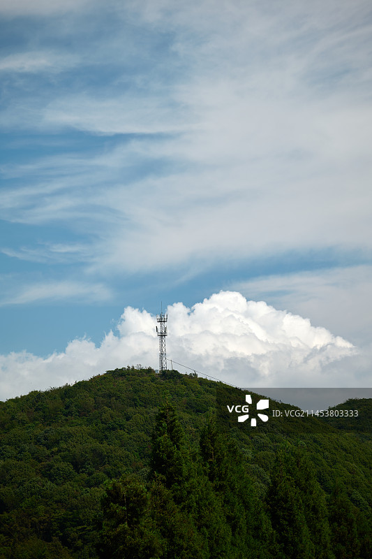 重庆七鹿坪孤独的塔图片素材