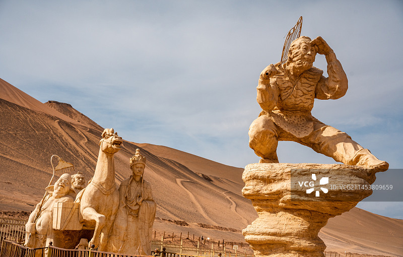 唐僧师徒西天取经图片素材