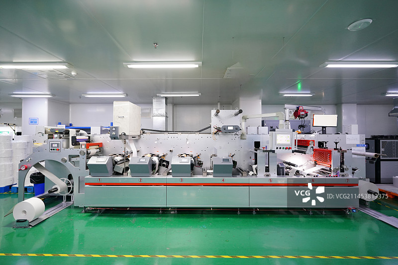 机组式全自动柔性印刷机图片素材