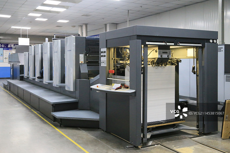 海德堡印刷机图片素材