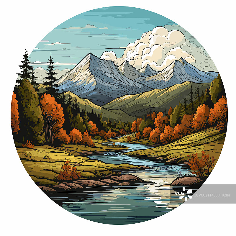 大雾山图片素材