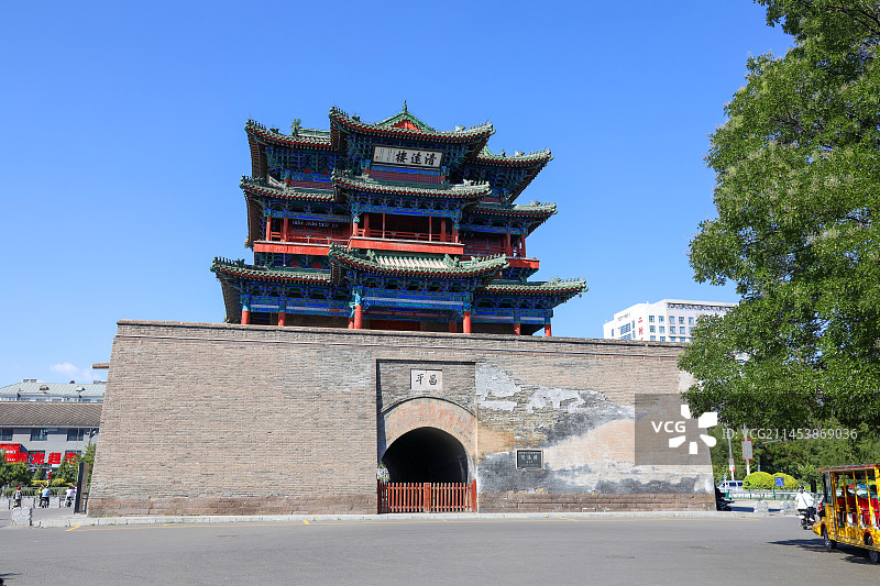 全国文保河北省张家口市宣化区清远楼图片素材