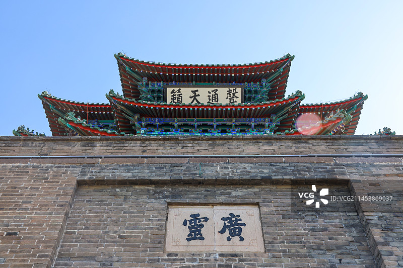 全国文保河北省张家口市宣化区清远楼图片素材