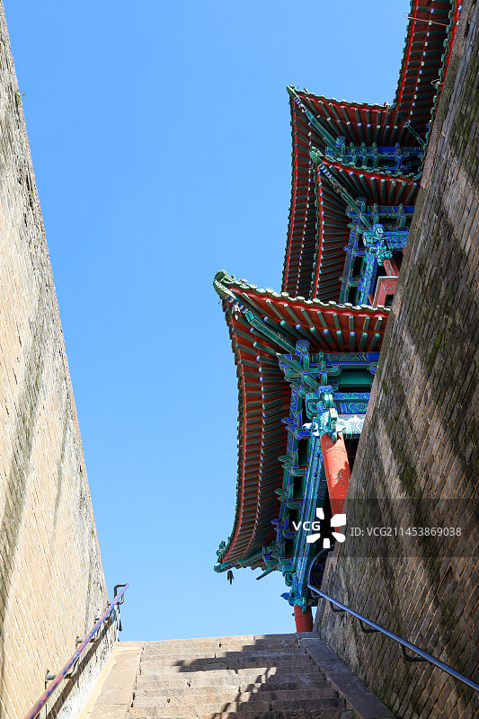 全国文保河北省张家口市宣化区清远楼图片素材