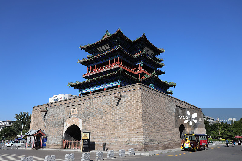 全国文保河北省张家口市宣化区清远楼图片素材