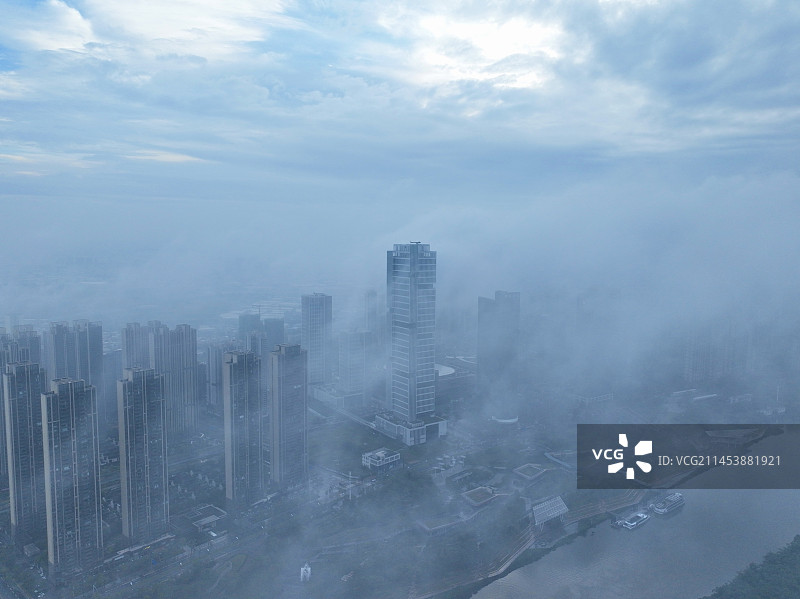 佛山新城云海图片素材