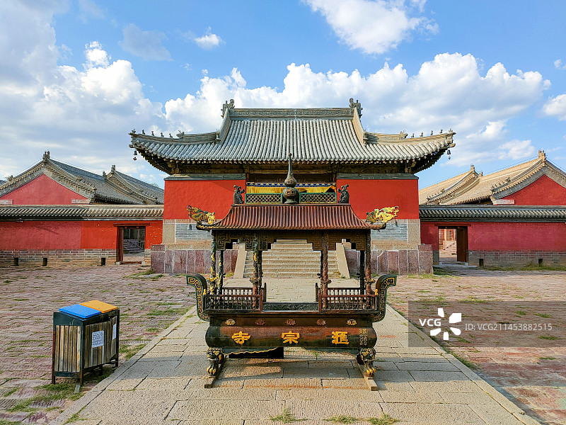 全国文保内蒙古自治区锡林郭勒盟多伦县汇宗寺图片素材
