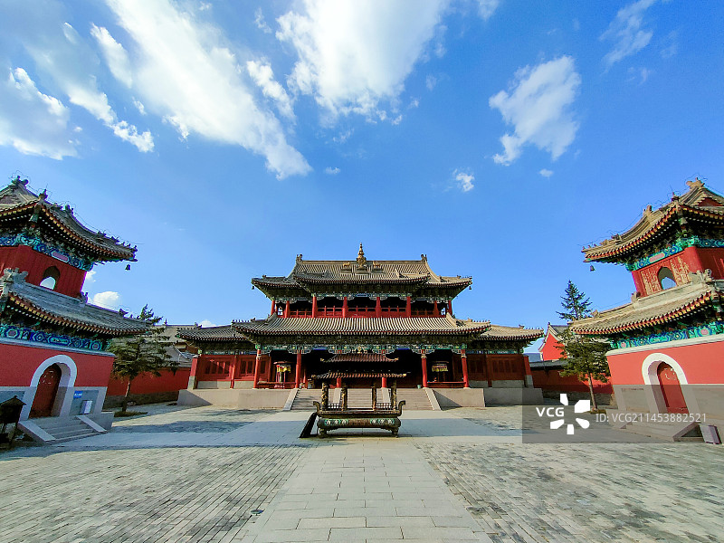 全国文保内蒙古自治区锡林郭勒盟多伦县汇宗寺图片素材