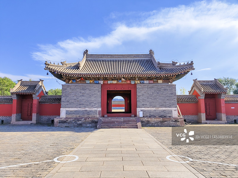 全国文保内蒙古自治区锡林郭勒盟多伦县汇宗寺图片素材