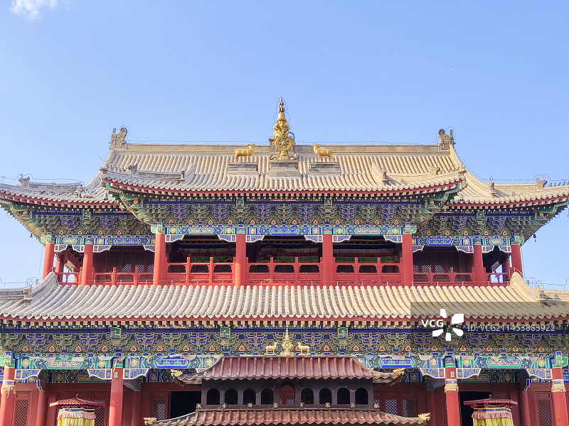 全国文保内蒙古自治区锡林郭勒盟多伦县汇宗寺图片素材
