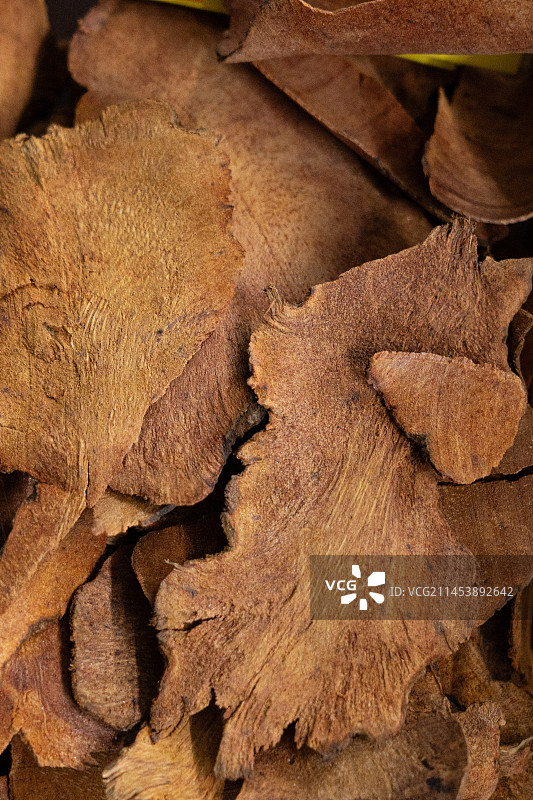 中药材土茯苓片图片素材