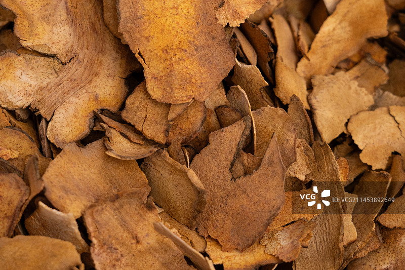 中药材土茯苓片图片素材