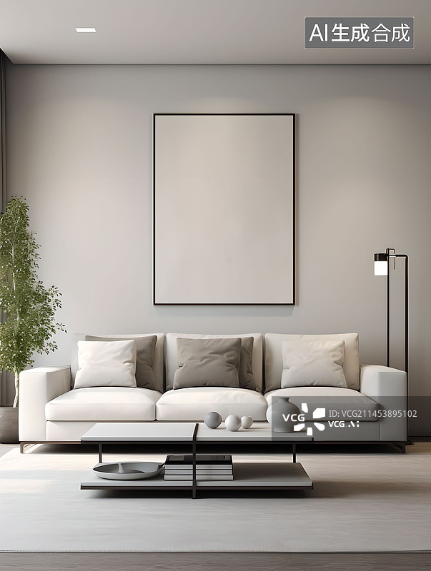 【AI数字艺术】室内设计效果图，现代简约，家装，灯光，装饰图片素材