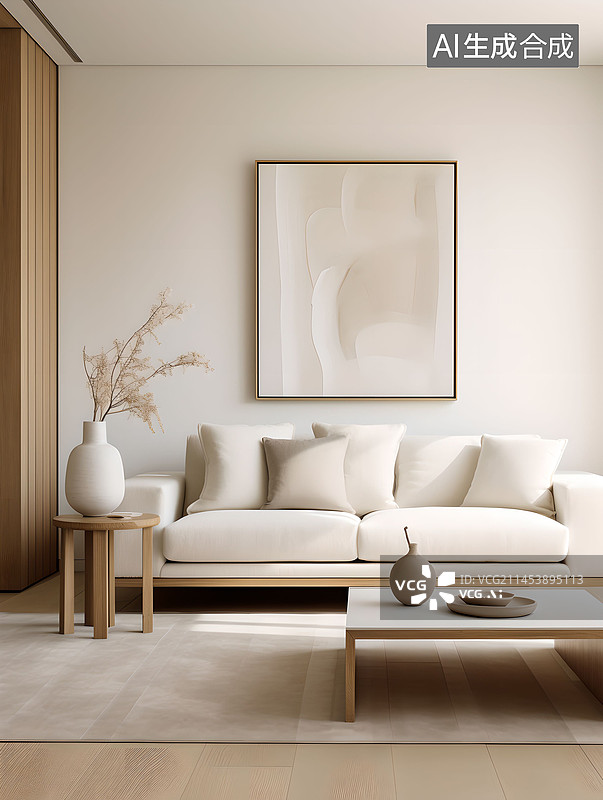 【AI数字艺术】室内设计效果图，现代简约，家装，灯光，装饰图片素材