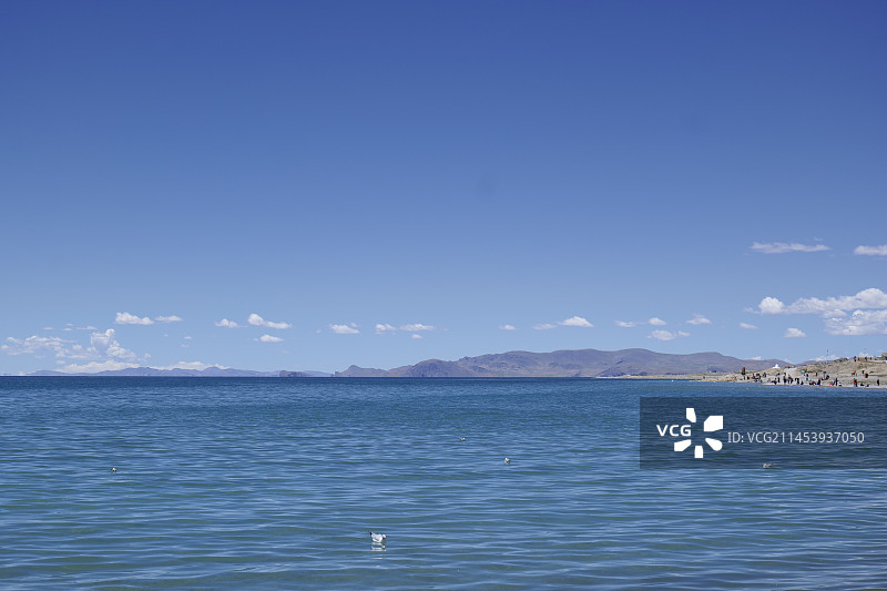 纳木错 扎西岛图片素材