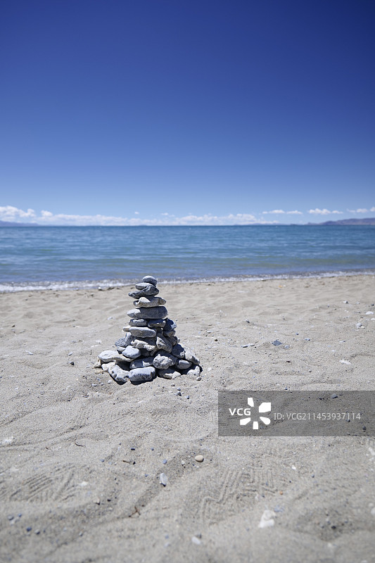 纳木错 扎西岛图片素材