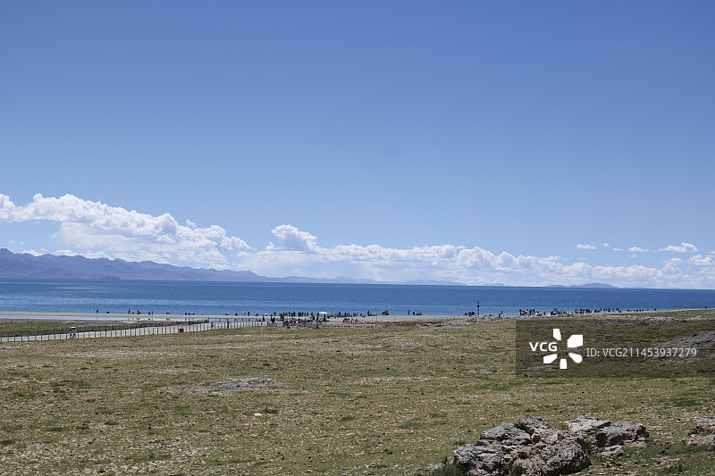 纳木错 扎西岛图片素材