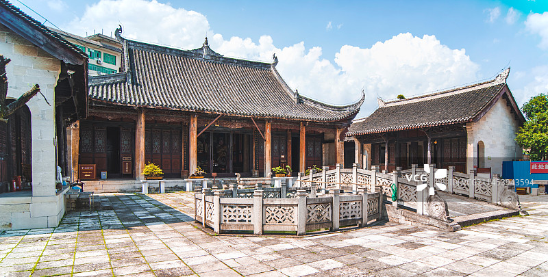 贵州安顺西秀丨安顺古城-安顺武庙 岳飞庙关帝庙图片素材