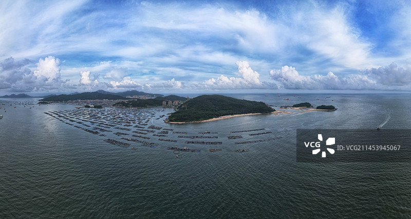 海陵岛 马尾岛 鱼排 渔业 海洋 保险 平安 壮阔图片素材