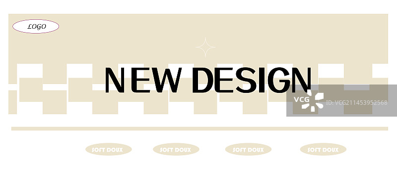 商务简约格子设计模板图片素材