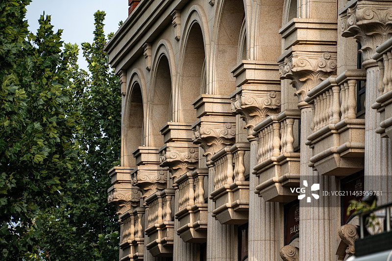 天津五大道历史街区欧式建筑图片素材