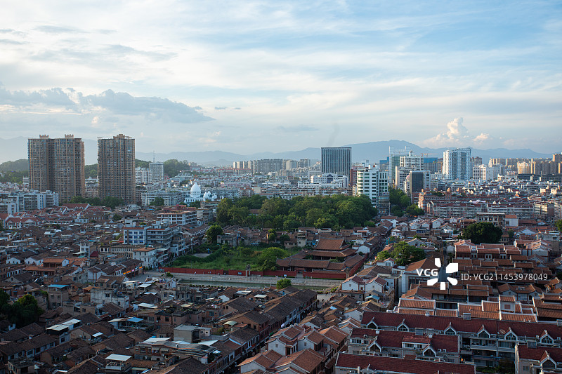 漳州旅游风光航拍图片素材