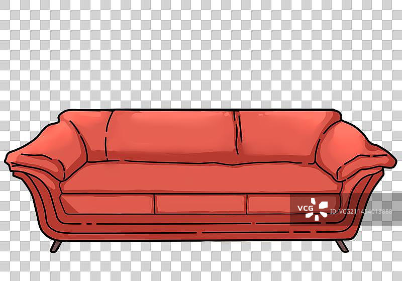 红沙发图片素材