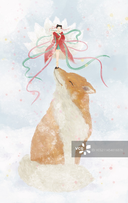 九尾狐图片素材