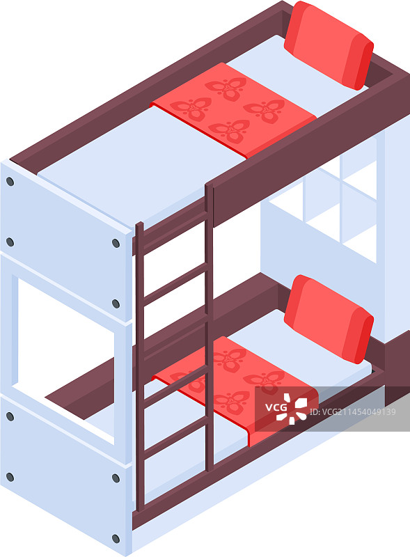 房间家具2.5D图标图片素材