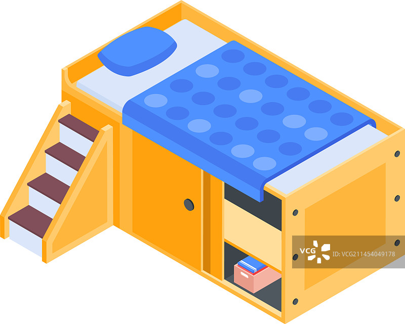 房间家具2.5D图标图片素材