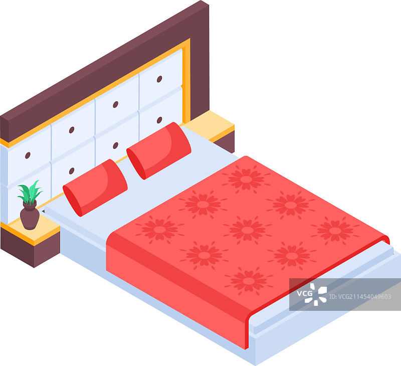 房间家具2.5D图标图片素材