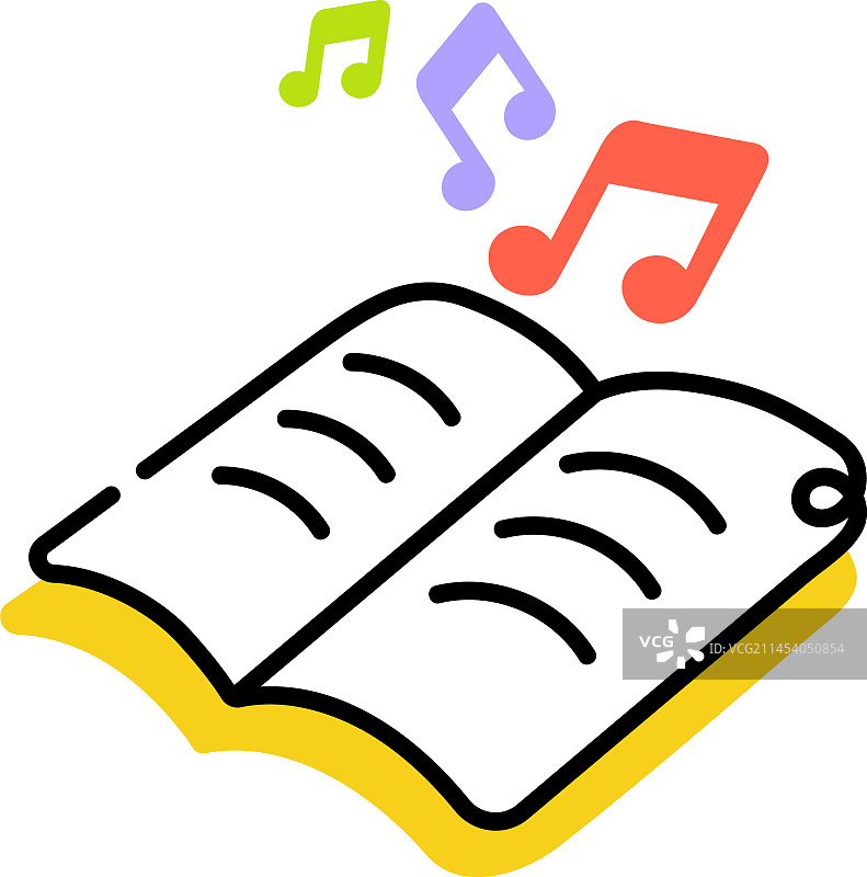 歌词本图片素材