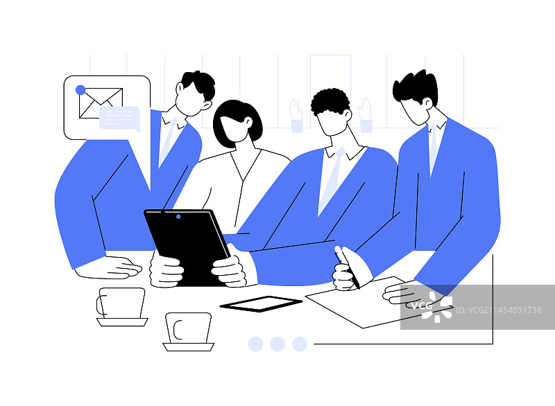 公司新闻与更新抽象概念图片素材