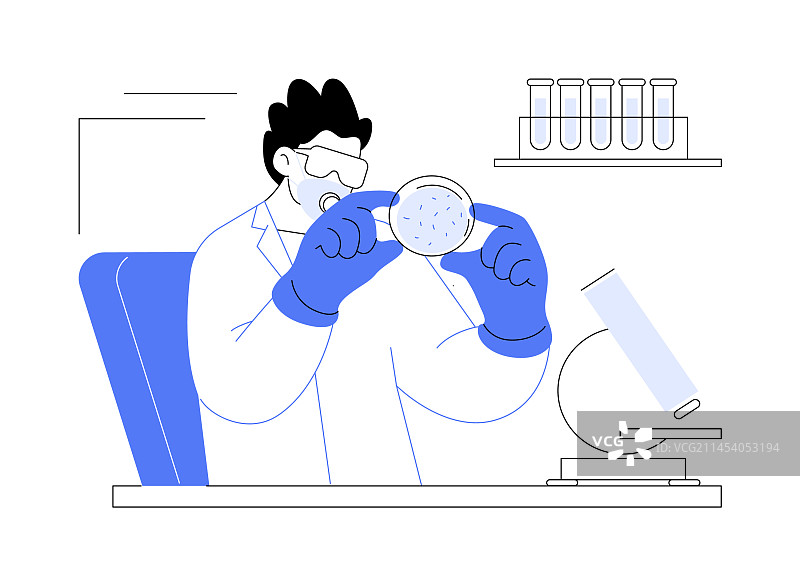 环境微生物学抽象概念图片素材