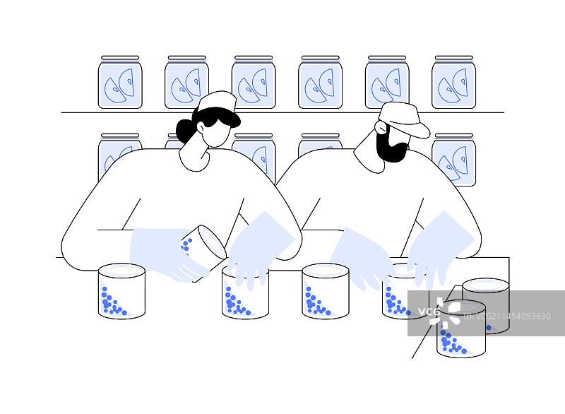 罐装食品抽象概念图片素材