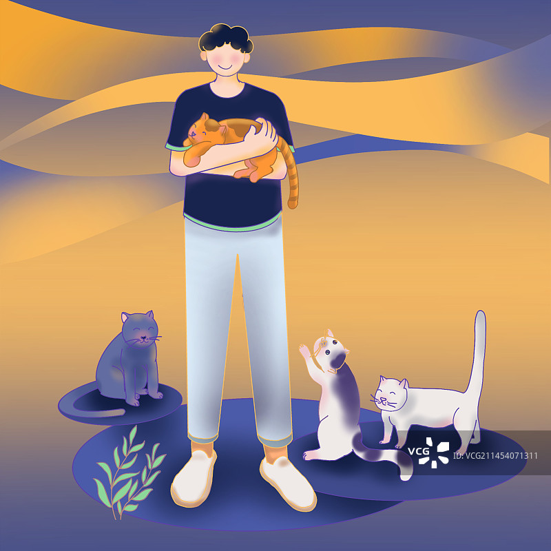 关爱流浪猫图片素材