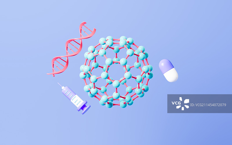 DNA与分子结构图片素材