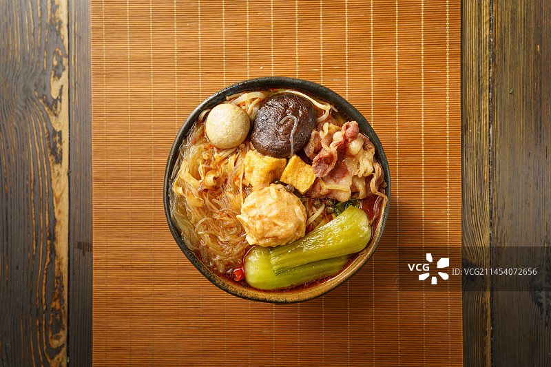 中国东北特色地方菜老式麻辣烫图片素材