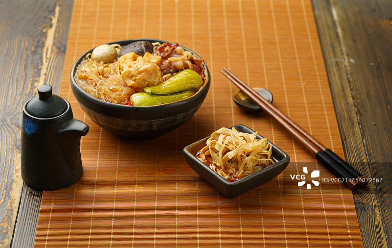 中国东北特色地方菜老式麻辣烫图片素材