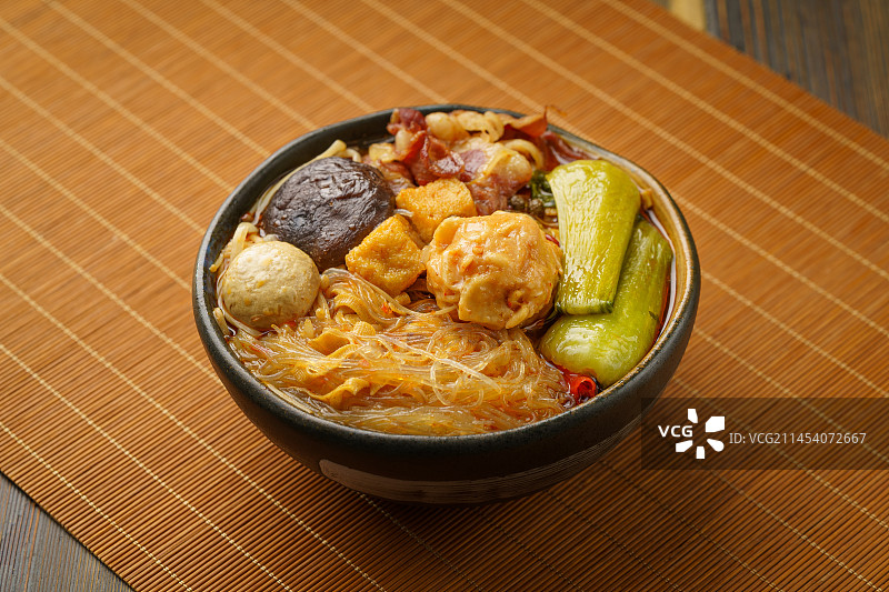 中国东北特色地方菜老式麻辣烫图片素材