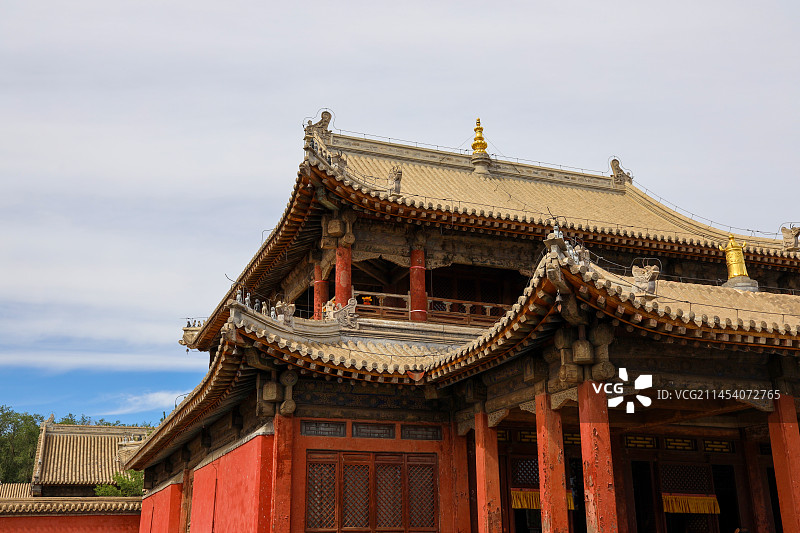 全国文保，内蒙古自治区锡林郭勒盟锡林浩特市贝子庙图片素材