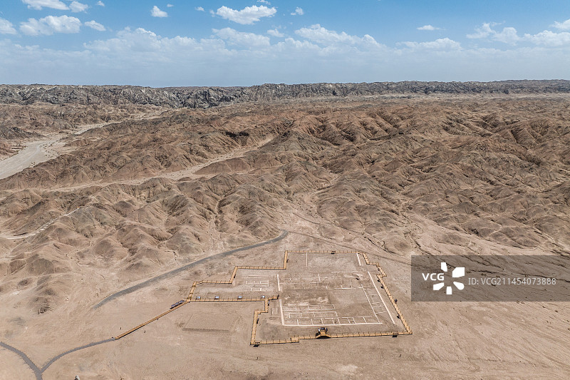 丝绸之路甘肃酒泉敦煌市悬泉置遗址图片素材