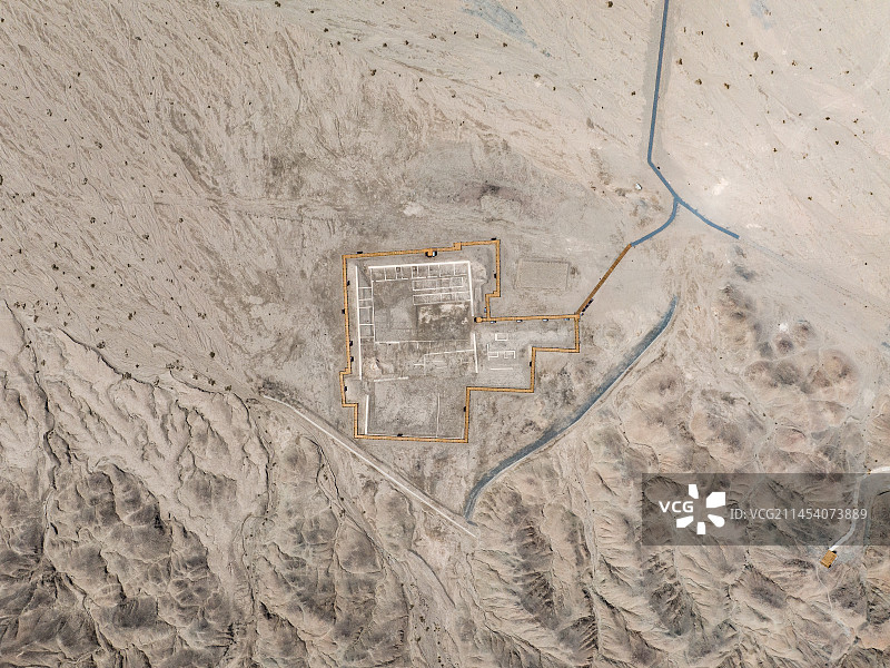 丝绸之路甘肃酒泉敦煌市悬泉置遗址图片素材