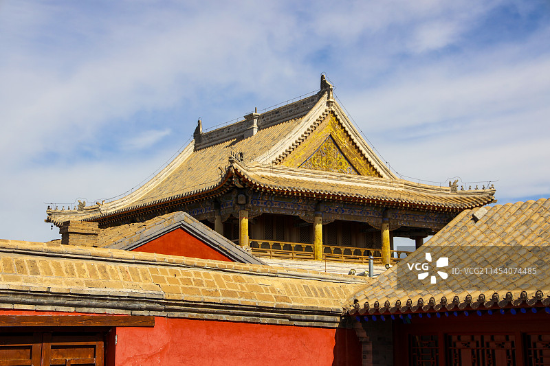 全国文保，内蒙古自治区锡林郭勒盟锡林浩特市贝子庙图片素材