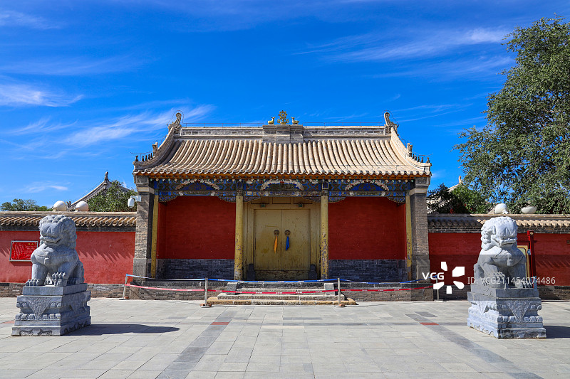 全国文保，内蒙古自治区锡林郭勒盟锡林浩特市贝子庙图片素材