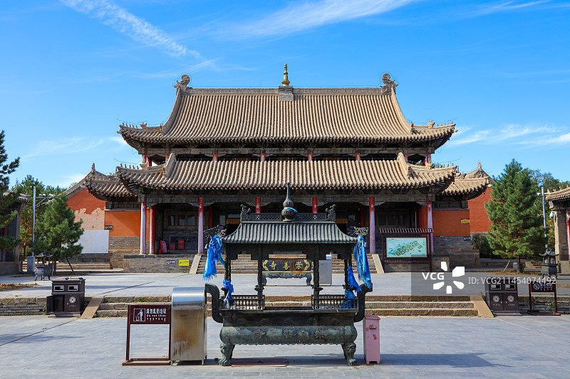 全国文保，内蒙古自治区锡林郭勒盟锡林浩特市贝子庙图片素材