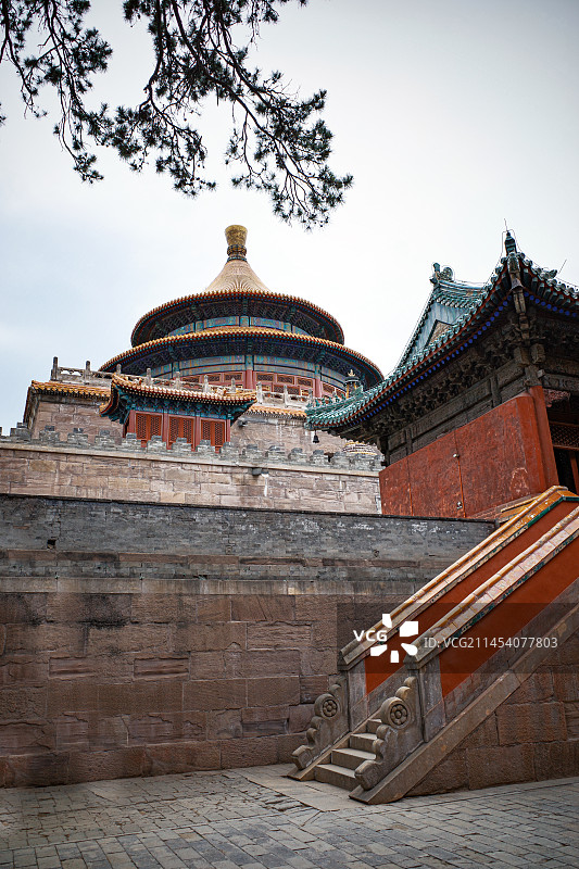 河北承德普乐寺建筑群图片素材
