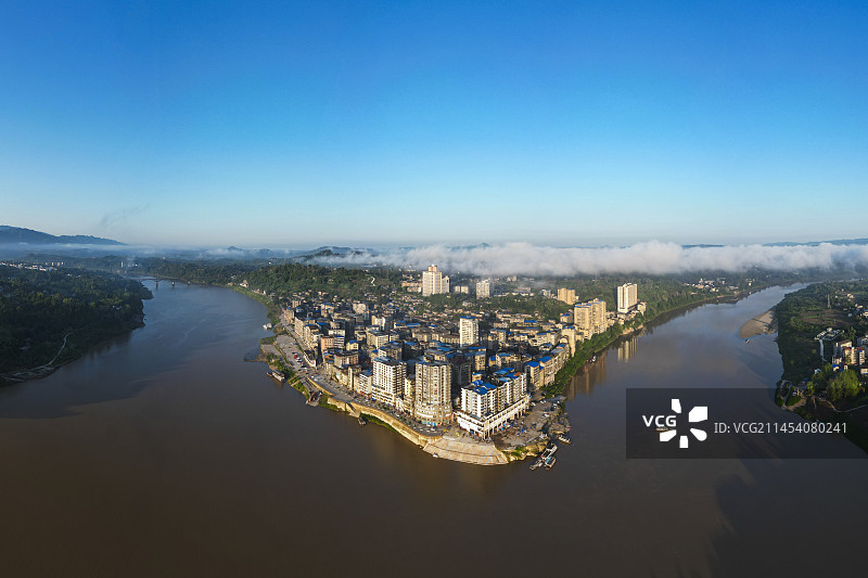 渠县三汇风光图片素材