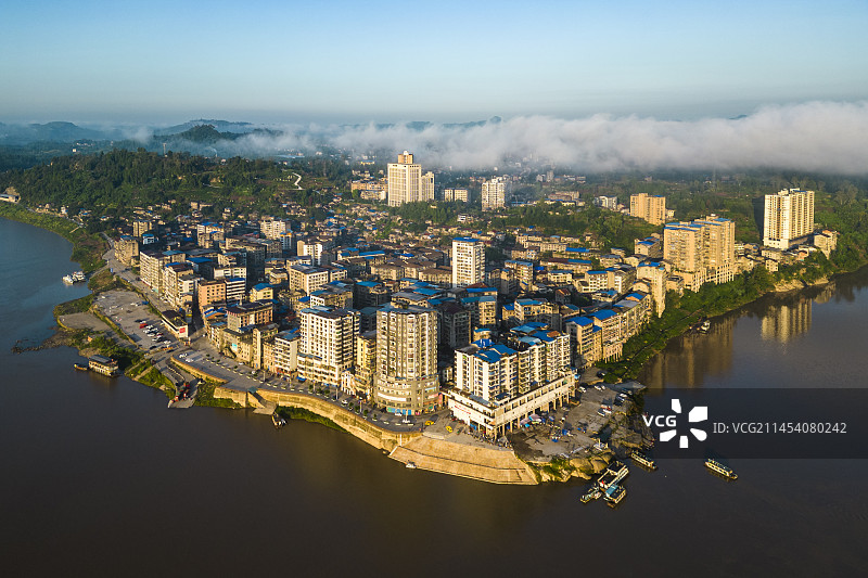 渠县三汇风光图片素材